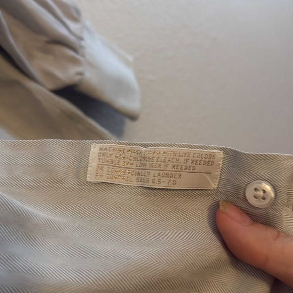 Men’s John W Nordstrom Grey Dress Shirt Size 16/33 - Picture 6 of 7